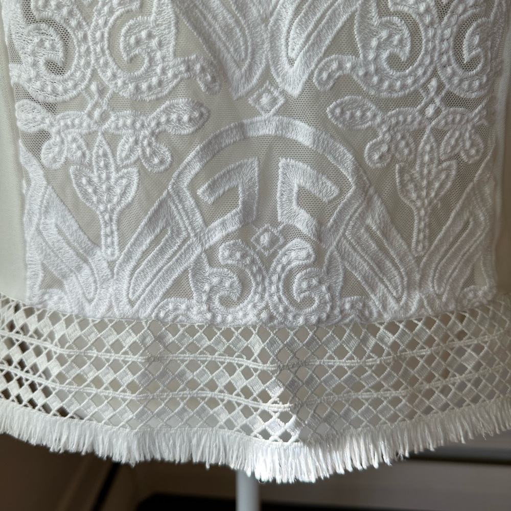 Sisley White Boho Embroidered Tank - Picture 4 of 6